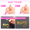 3mm Bullet Tip Liquid Glue Pen With Glitter Powder