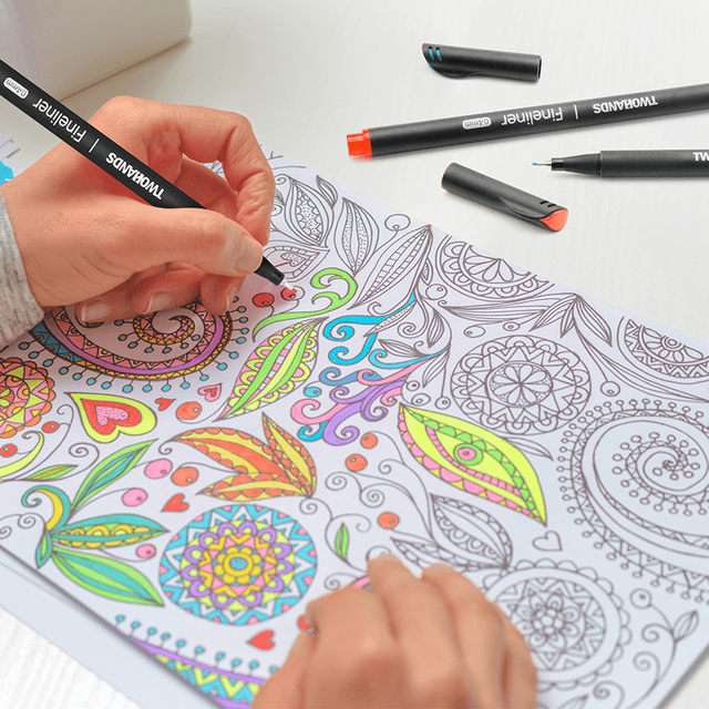Painting Purple Fineliner Pen for Artwork