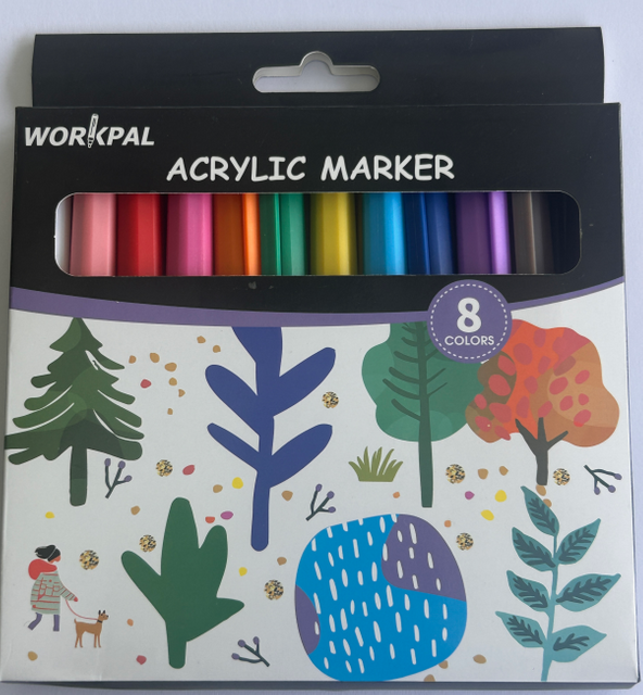 Non-toxic Acrylic Marker with Cotton Wick