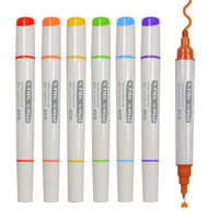 Safe Double Head Water-based Paint Markers for DIY Painting