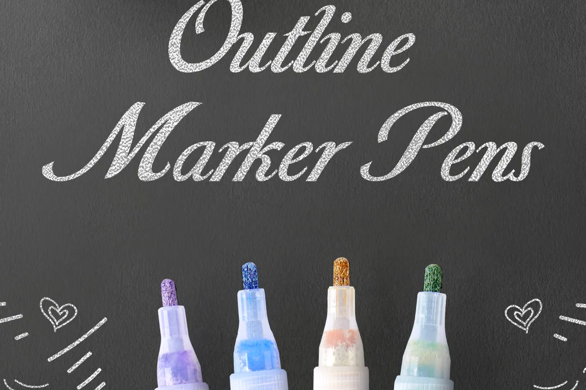 How Do Metallic Outline Markers Work?