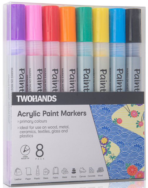 Eight Sets Permanent Lightfast Odor-free Water Based Paint Marker（21045）