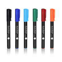 Quick Drying 12 Colors Acrylic Brush Marker for Painting